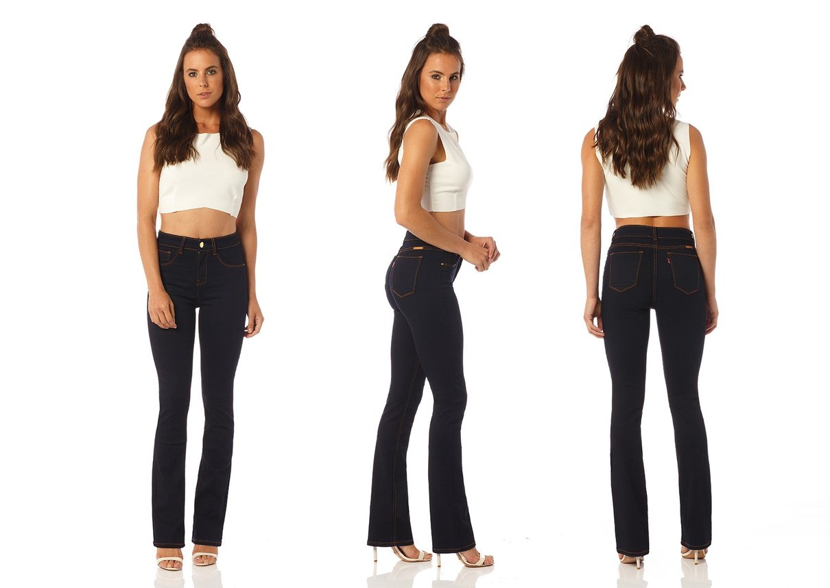 calca boot cut media amaciada dz2441 frente denim zero descricao