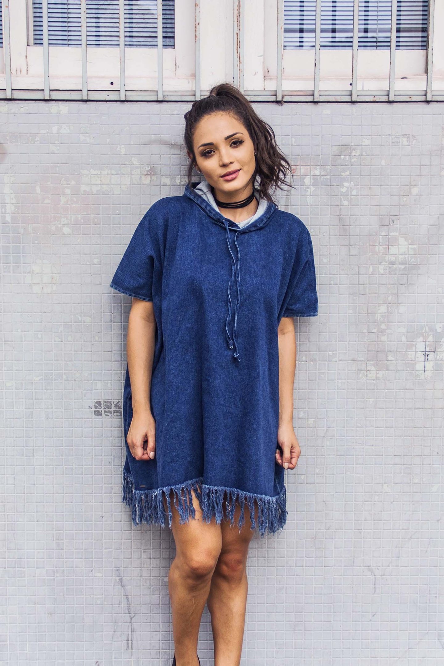 capa com capuz amaciada dzci1708 frente denim zero