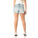 shorts feminino setentinha puidos dz6203 costas proximo denim zero