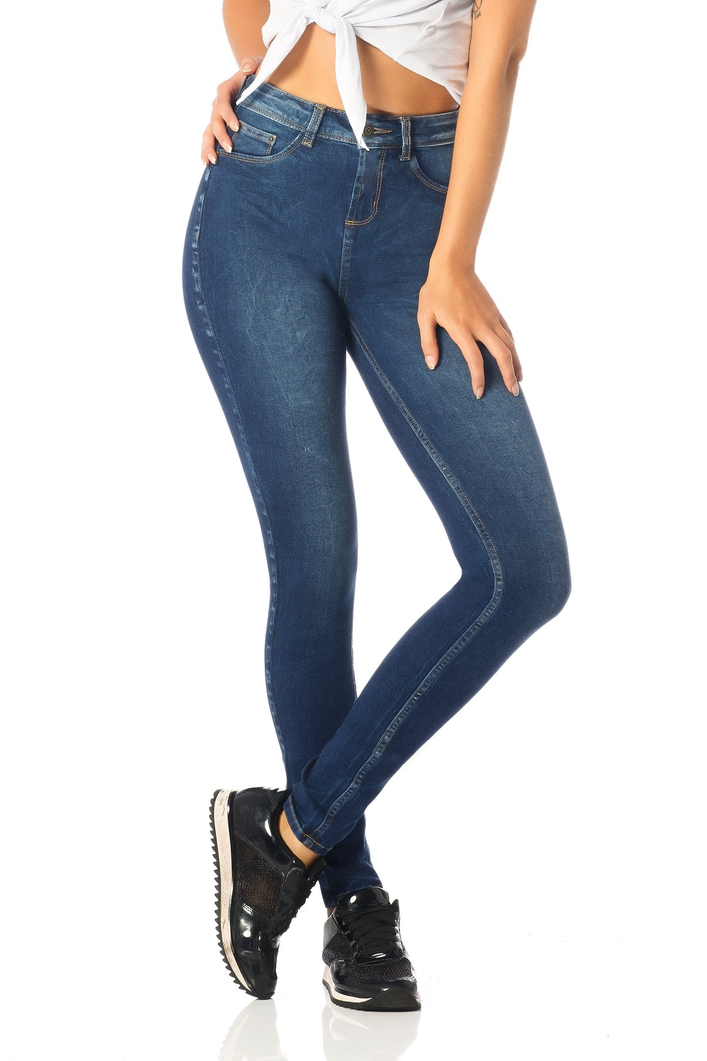 calca skinny media marcacao dz2537 frente proxima denim zero