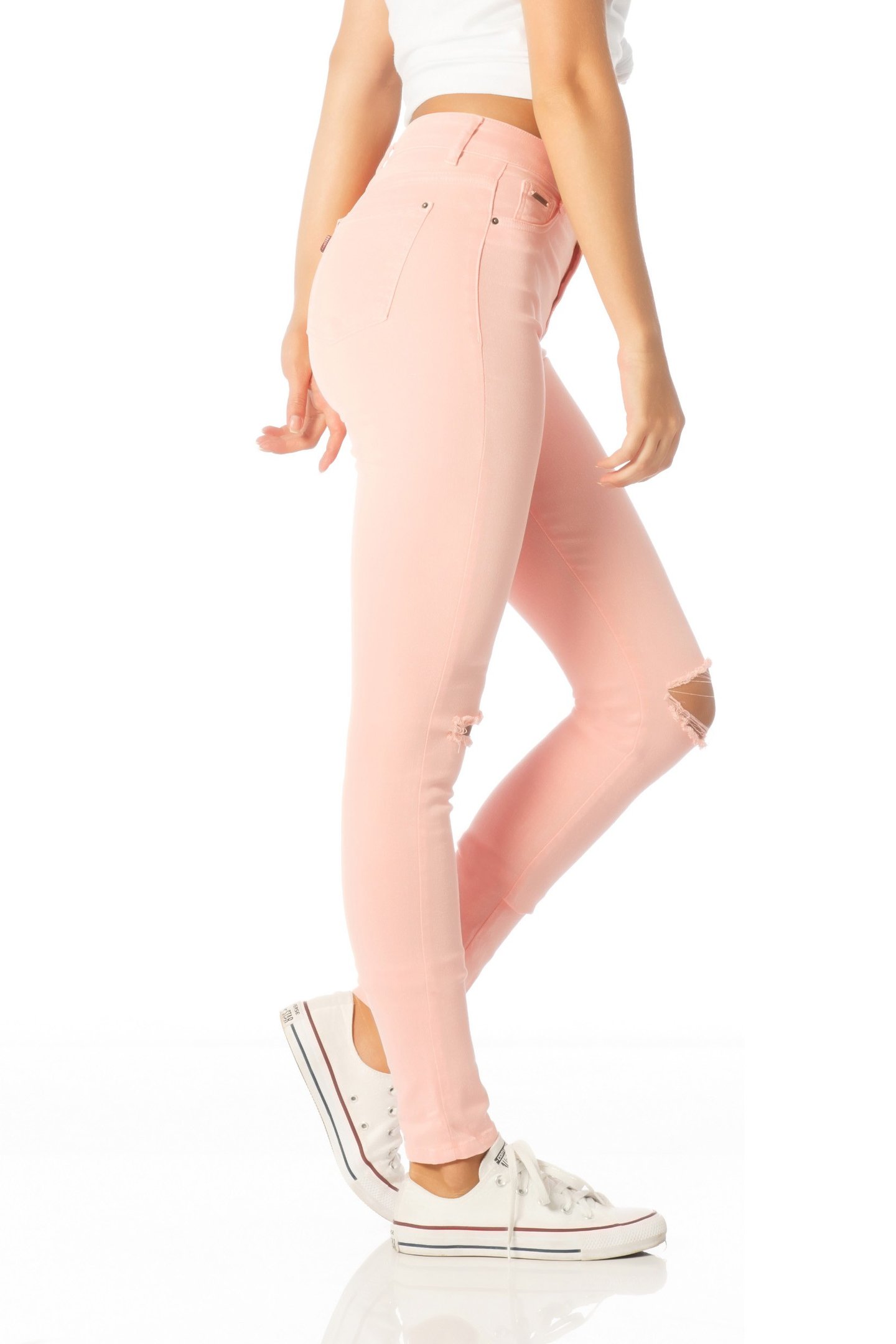 calca skinny media salmao dz2374 lado proximo denim zero