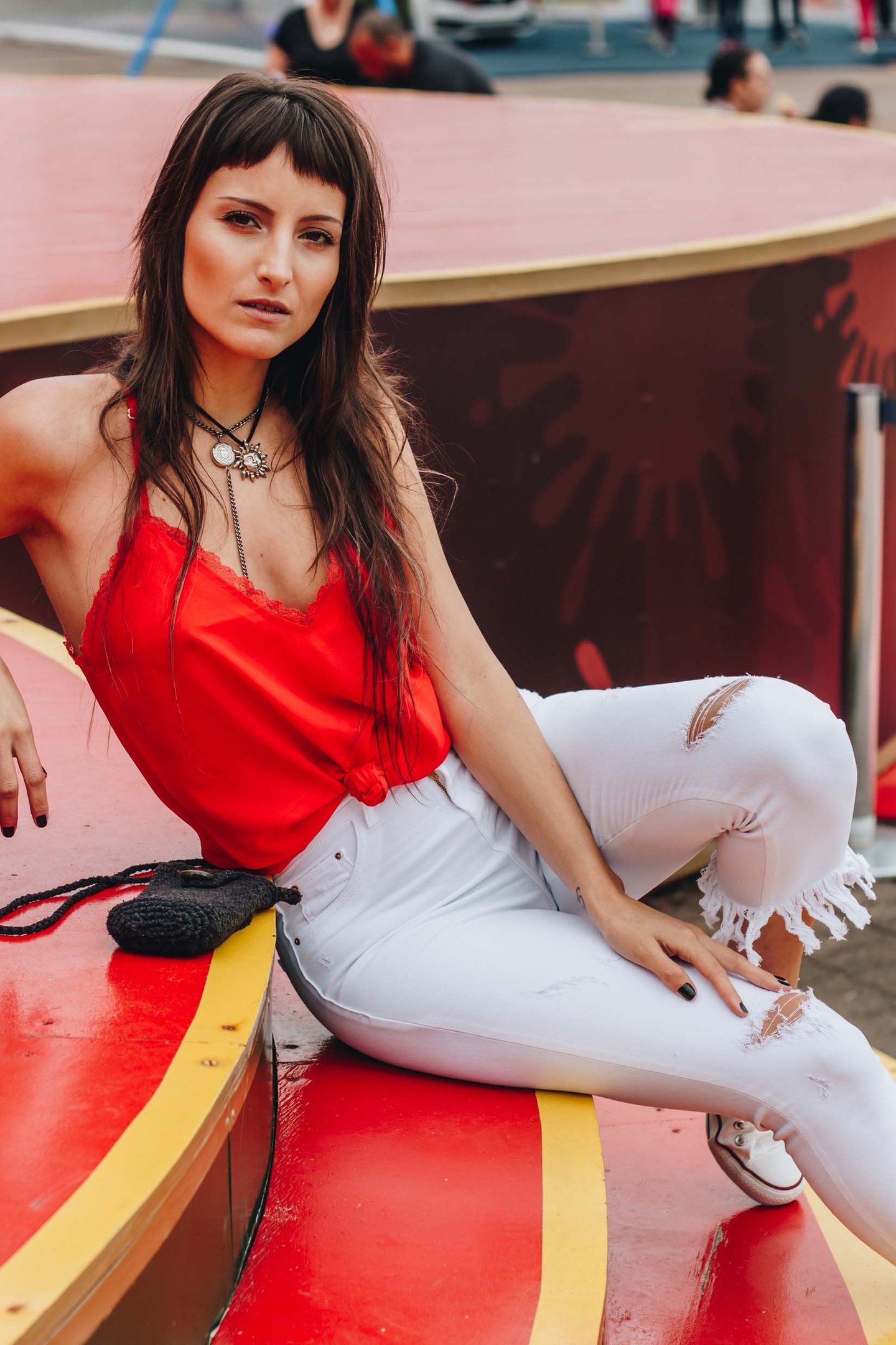 dz2591 calca skinny cropped media branca