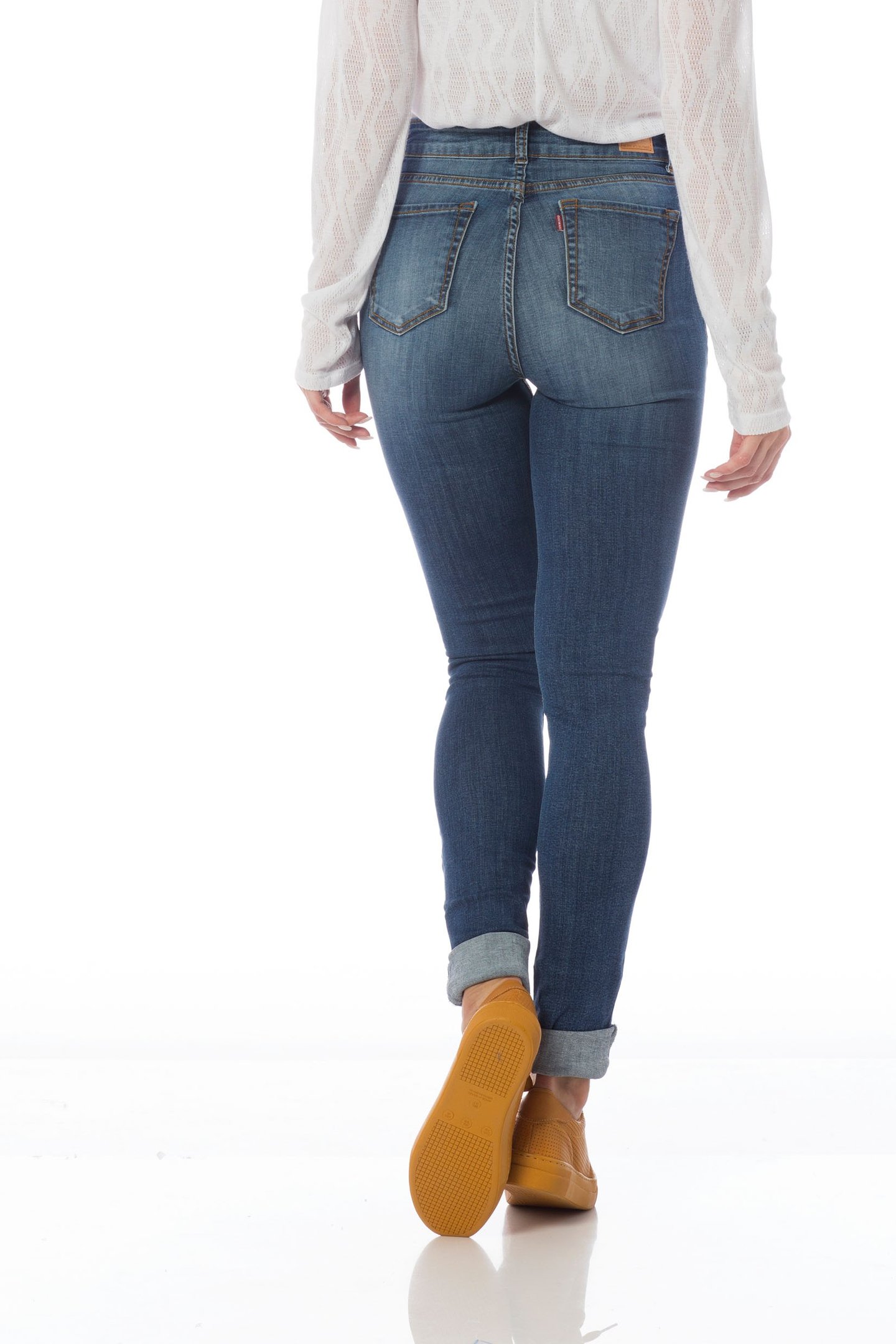 calca skinny media estonada dz2612 costas proximo denim zero