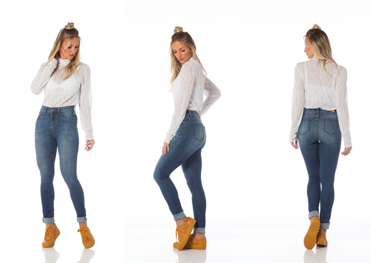 calca skinny media estonada dz2612 tripla denim zero