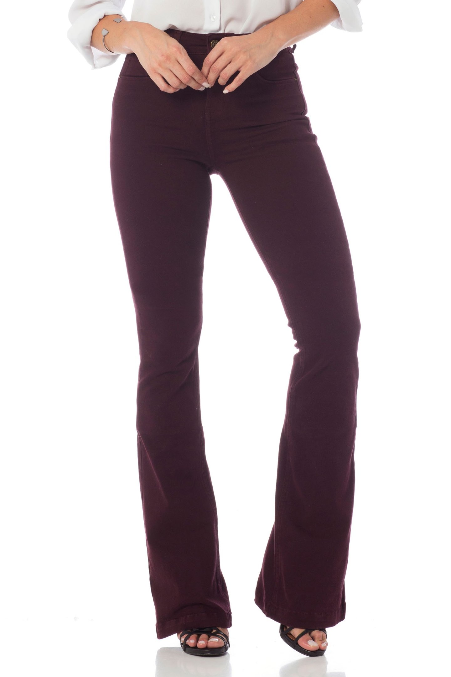 calca flare media colors dz2516 passion frente proximo denim zero