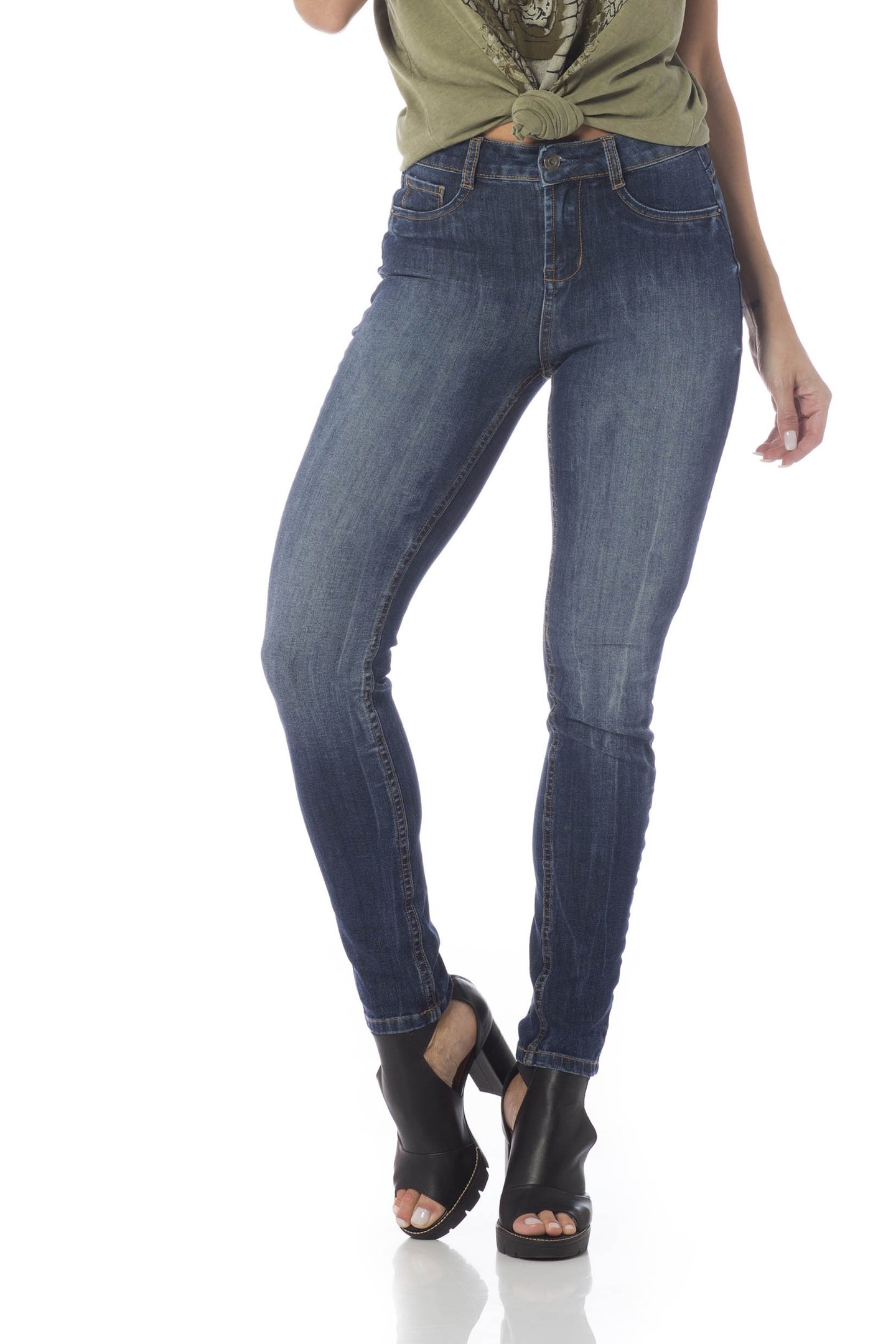 calca skinny media estonada dz2620 frente proximo denim zero