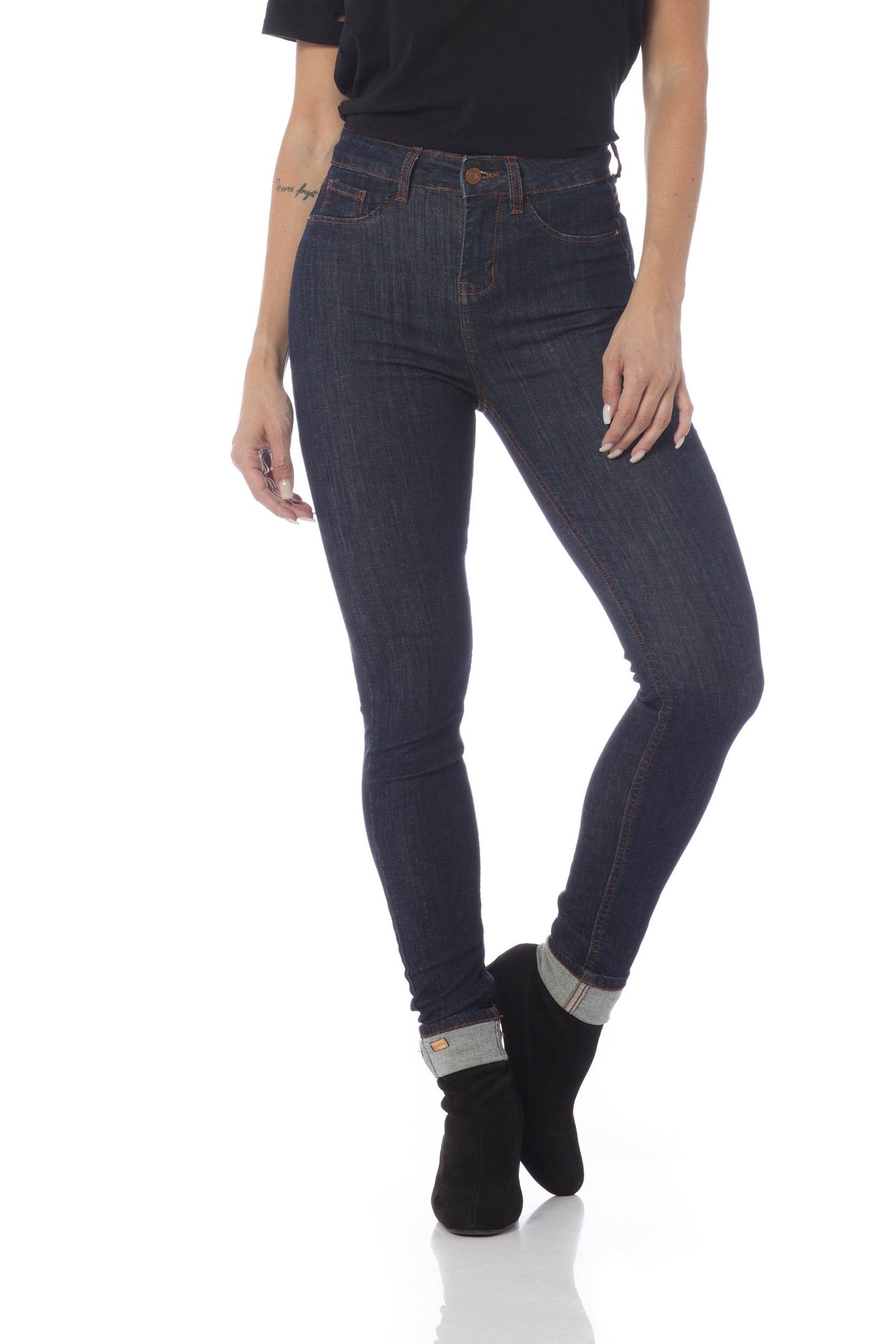 calca skinny media escura dz2639 frente produto denim zero