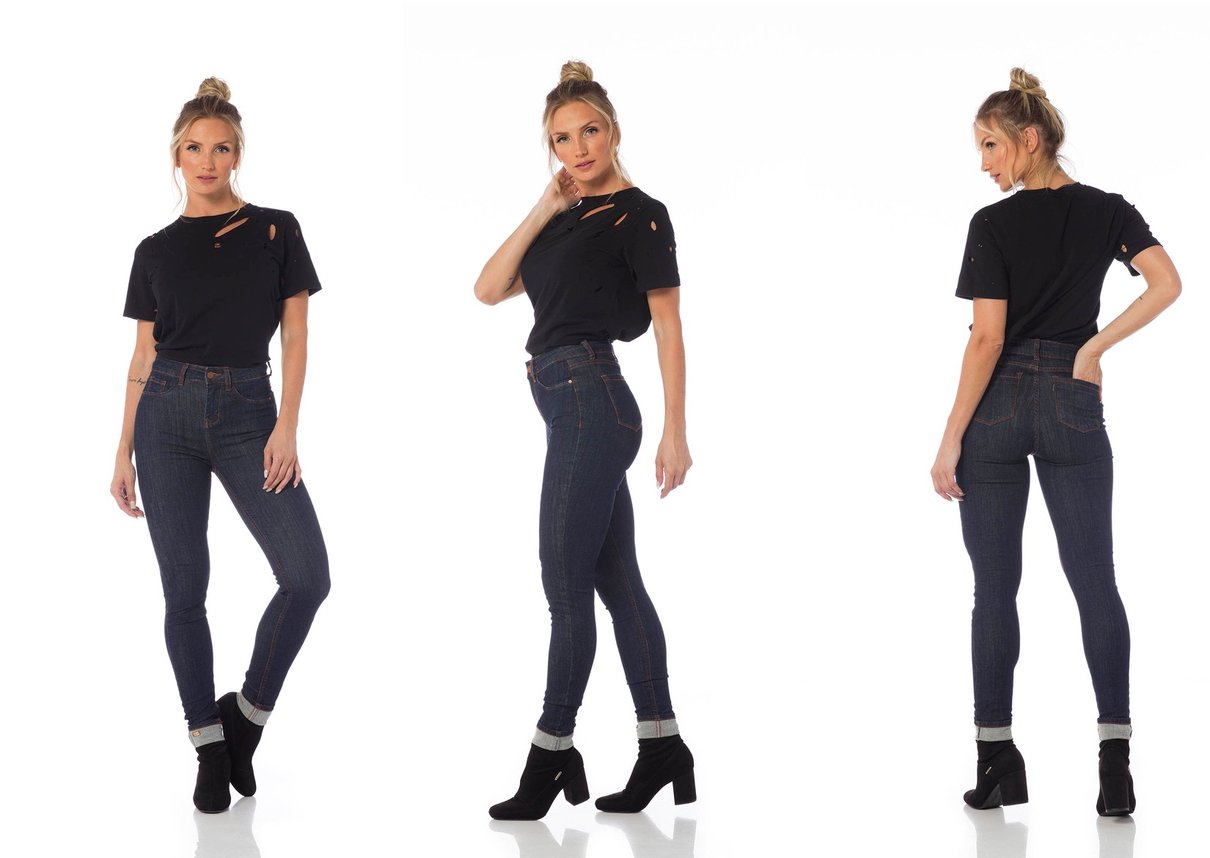 calca skinny media escura dz2639 tripla denim zero