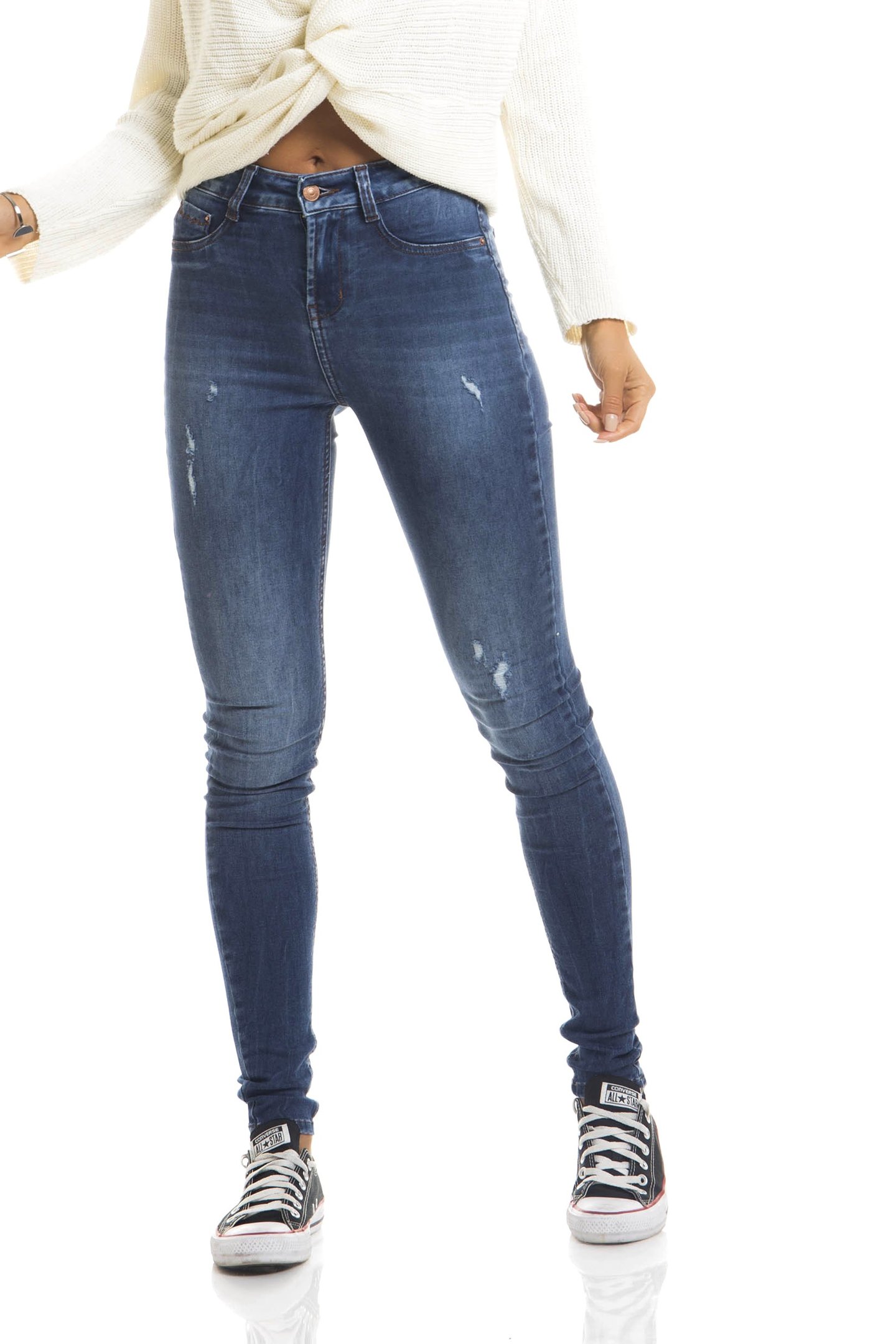 dz2656 calca skinny media frente proximo