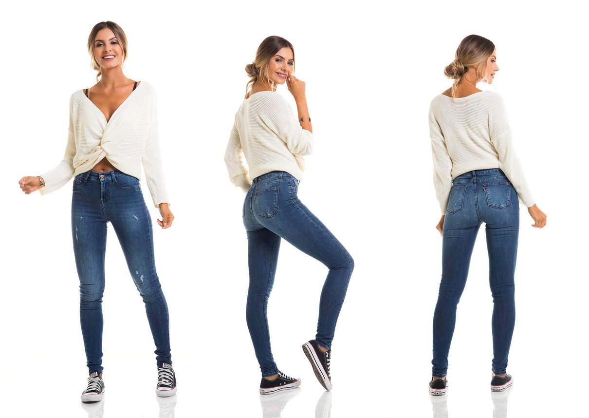 dz2656 calca skinny media tripla