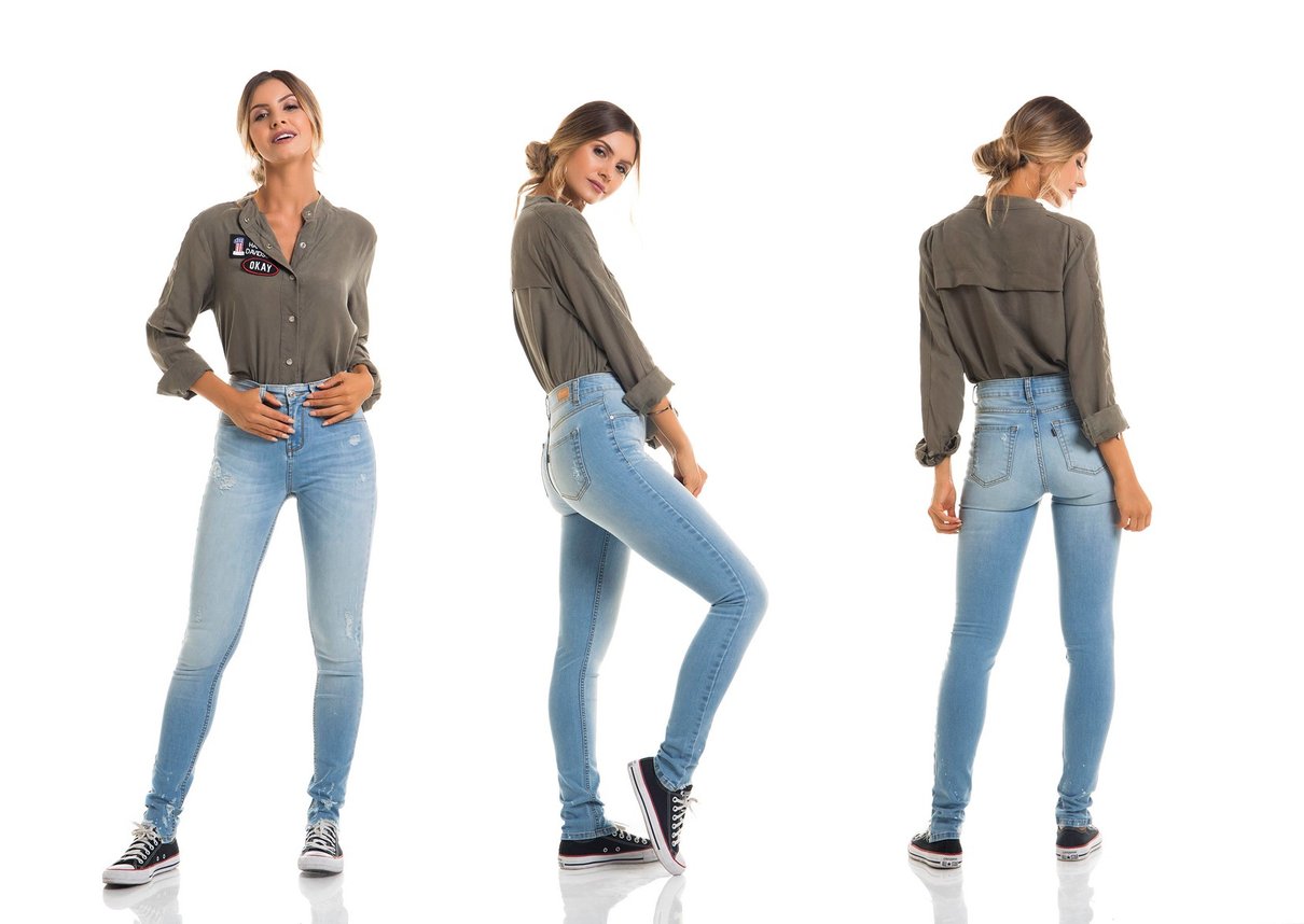 dz2669 calca skinny media tripla
