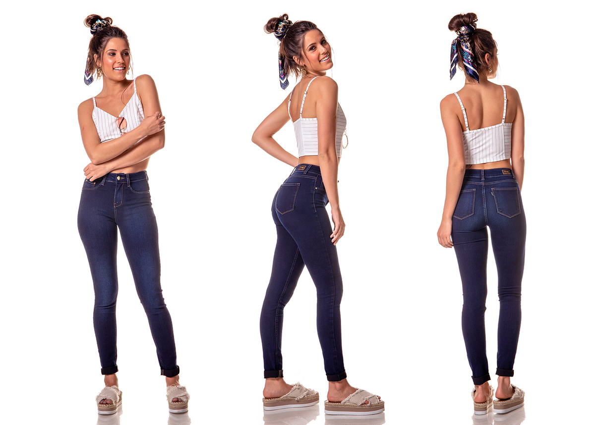 dz2576 11 calca skinny media estonada denim zero tripla