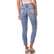 dz2746 calca skinny cigarrete media dois tons denim zero costas cortada