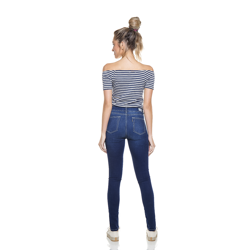 dz2764 calca skinny media costas denim zero