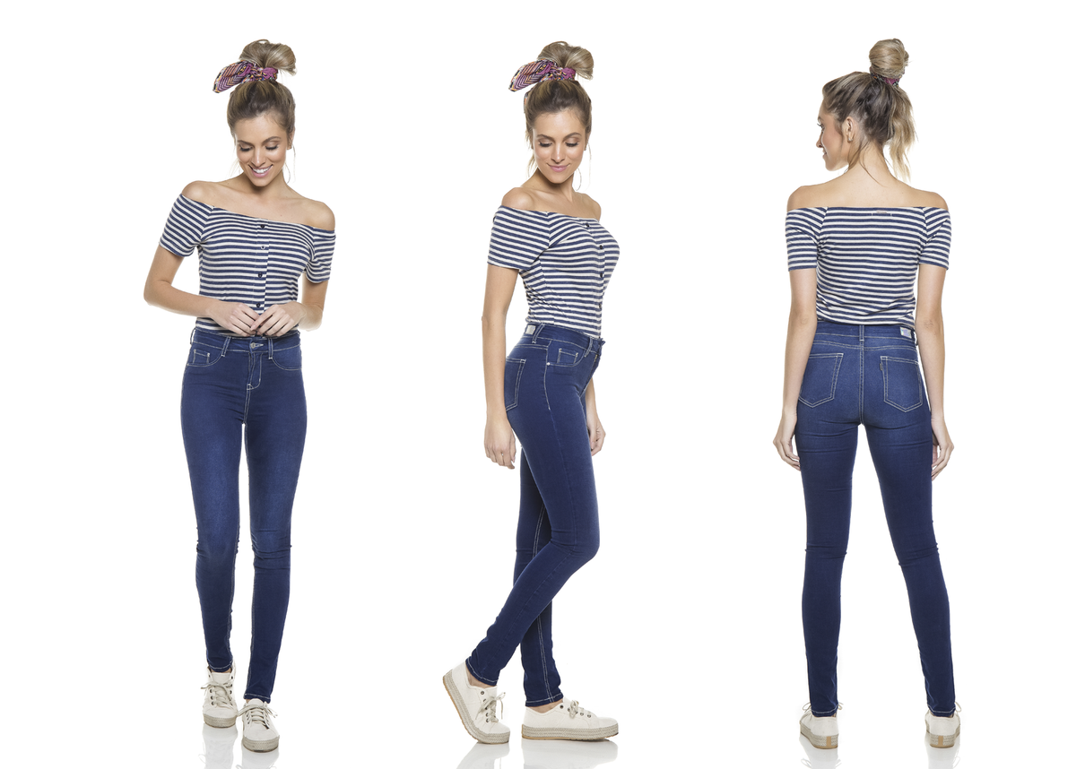 dz2764 calca skinny media tripla denim zero