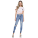 dz2762 calca skinny hot pants cigarrete frente denim zero