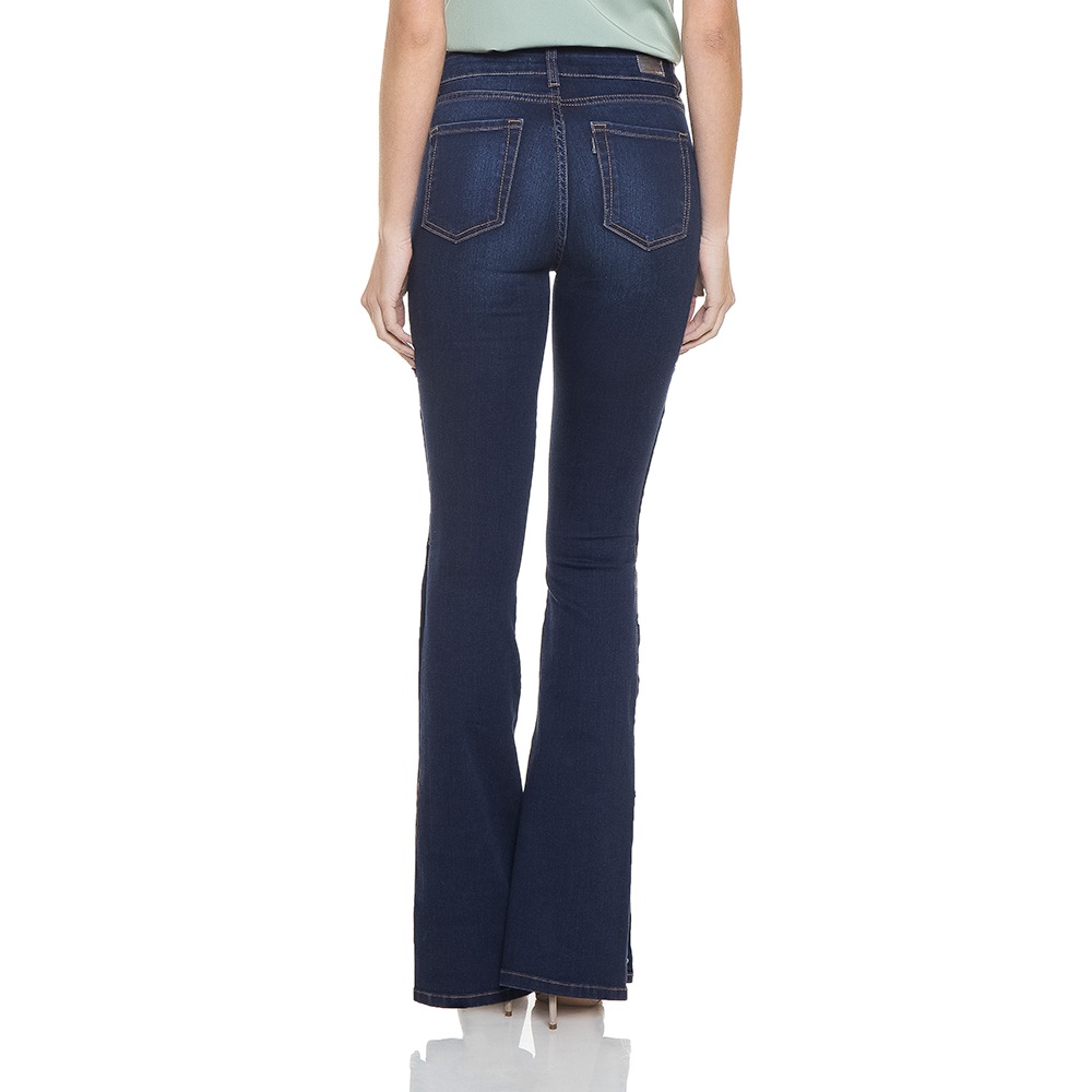 dz2761 calca flare media zoom costas denim zero