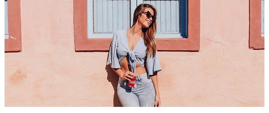 Cropped Jeans para o verão!