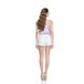 dz6266 shorts young branco costas