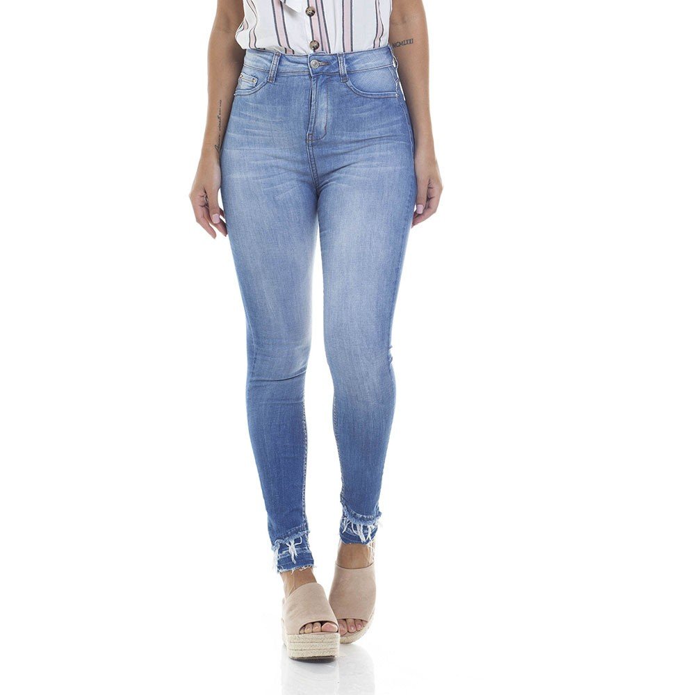 dz2805 calca skinny hot pants cigarrete zoom frente