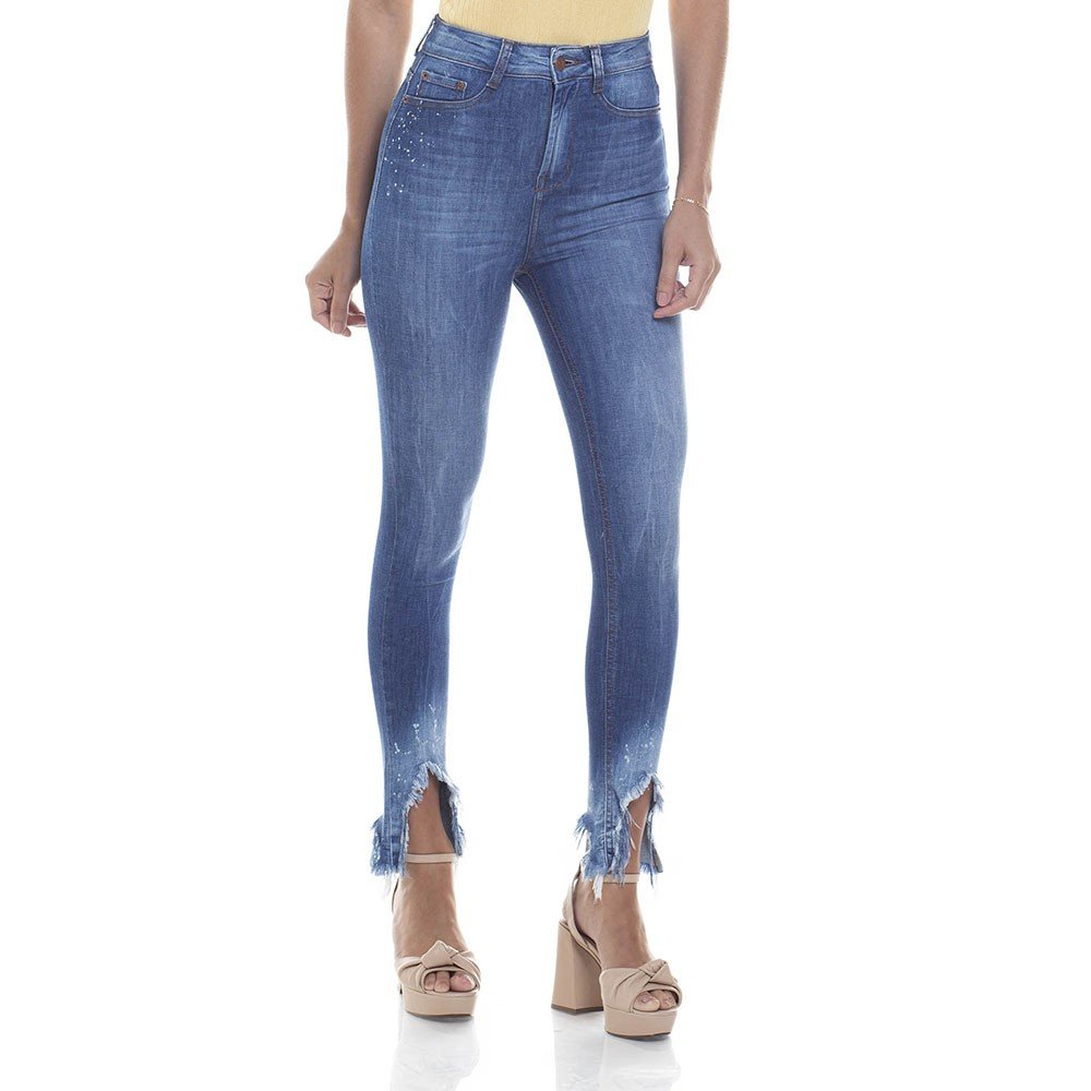 dz2815 calca skinny hot pants cigarrete zoom frente