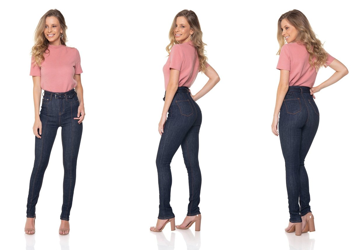 dz2843 calca jeans skinny hot pants cinto de jeans denim zero tripla