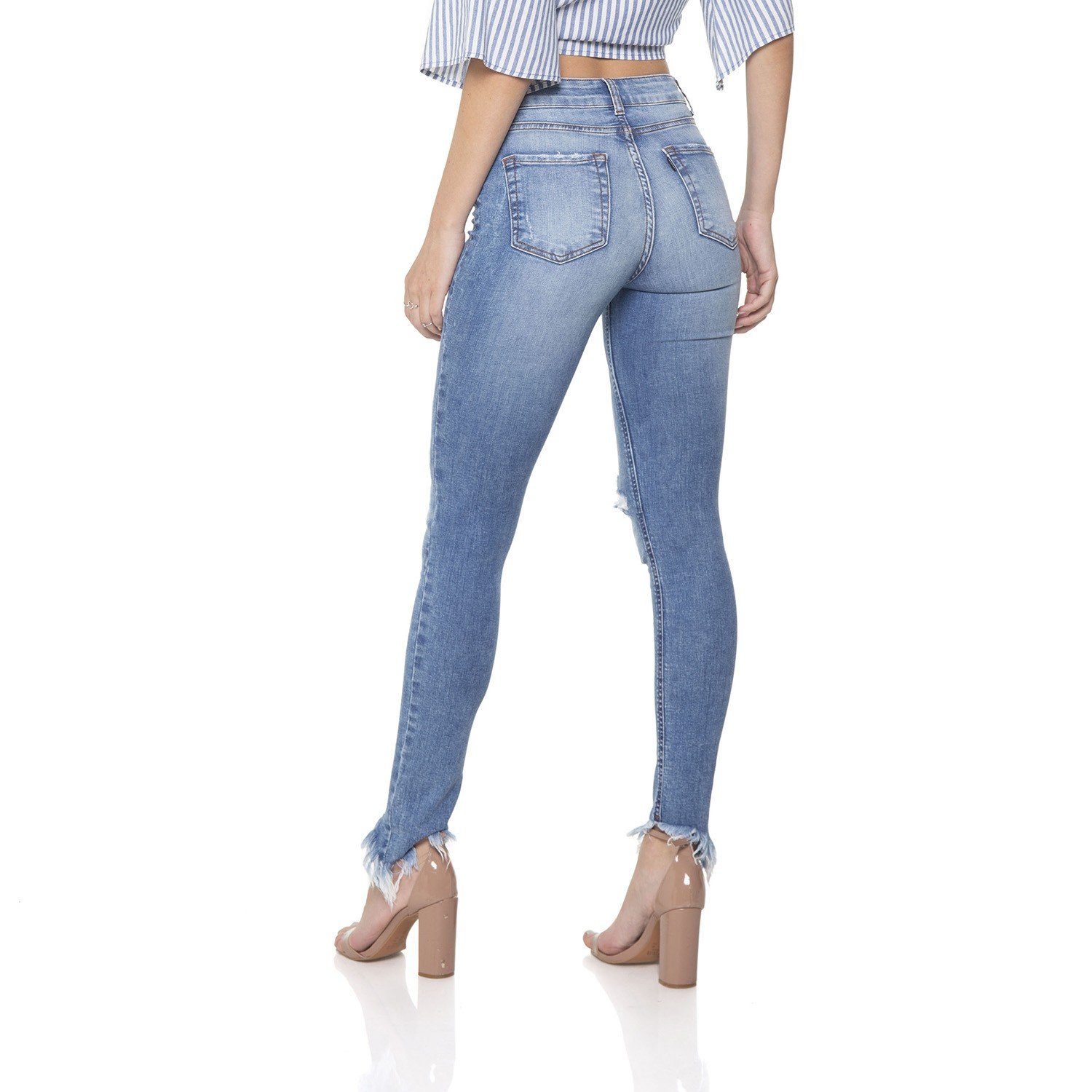 dz2837 calca jeans skinny media com patch aplique denim zero costas prox