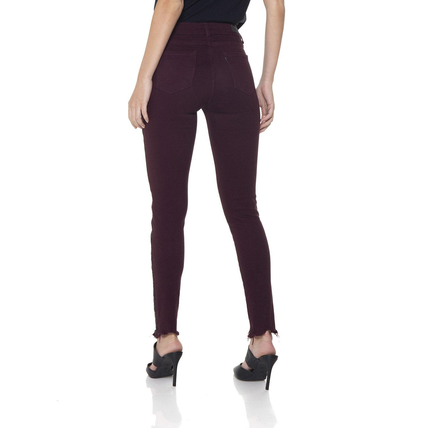 dz2868 calca jeans skinny media cigarrete passion denim zero costas prox