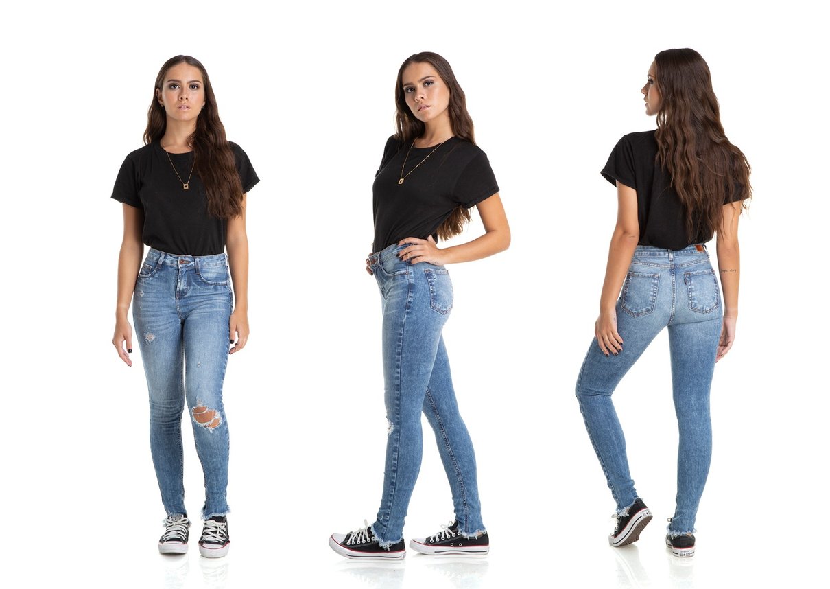 dz2877 calca skinny cigarrete media rasgo denim zero trio