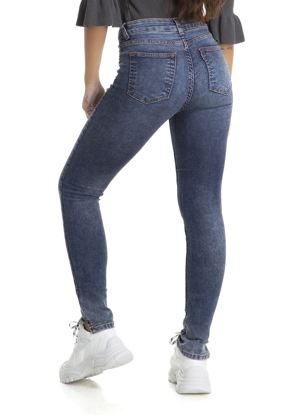 dz2884 calca skinny cigarrete media bigodes denim zero costas crop