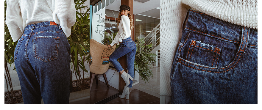 Vintage vibes: mom no inverno