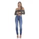 dz2931 calca jeans skinny media estonada frente denim zero