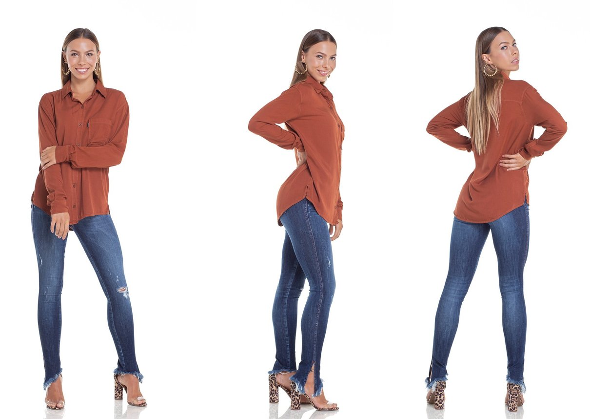 dz11141 camisa oversize cor raposa tripla denim zero