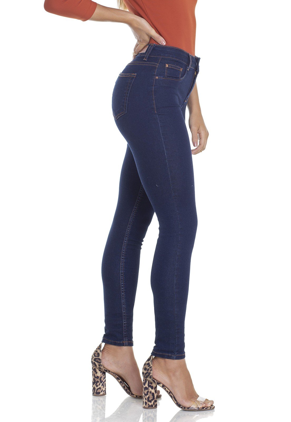 dz2936 calca jeans skinny media escura lado prox denim zero