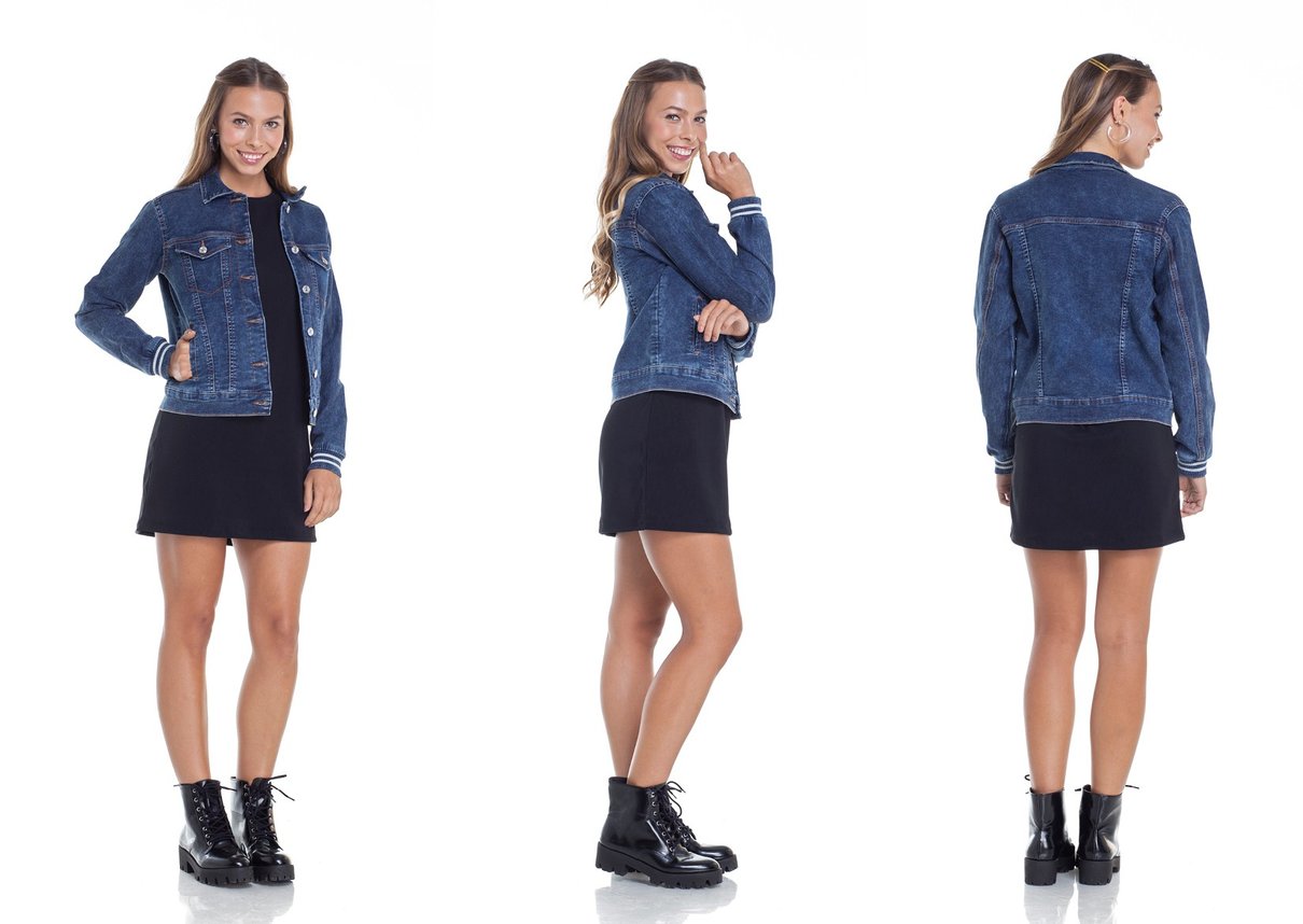 dz9100 jaquet jeans regular elastano tripla denim zero
