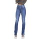 dz2947 calca jeans boot cut barra desfiada frente zattini dz crop