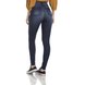 dz2985 calca skinny hot pants escura costas crop denim zero