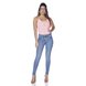 dz3092 calca jeans skinny media cigarrete com cinto denim zero frente