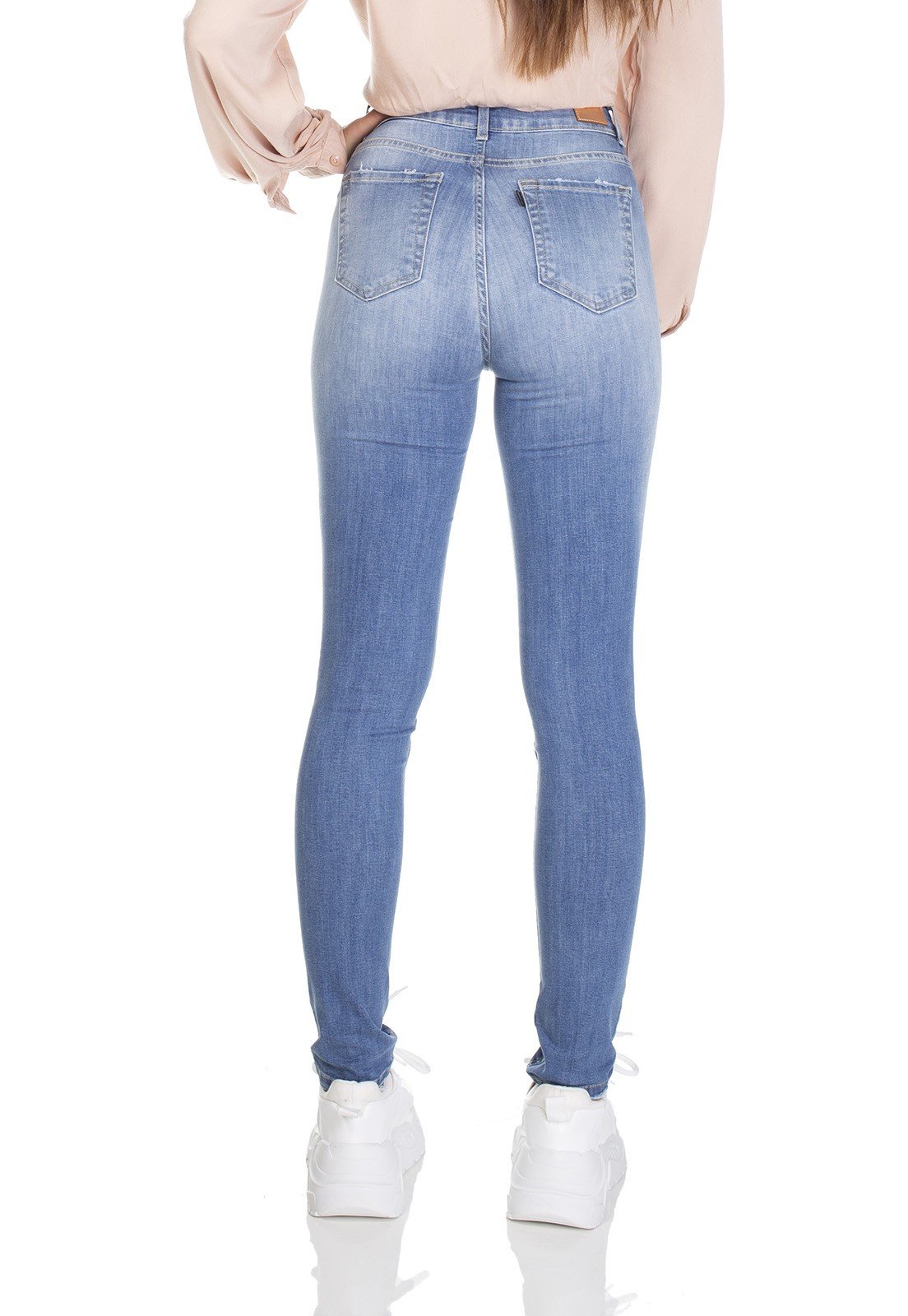dz3094 calca jeans skinny cigarrete com rasgo denim zero costas prox