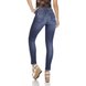 dz3100 calca jeans skinny media cigarrete com rasgo denim zero costas prox