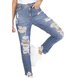 dz3116 calca jeans mom com rasgos denim zero frente detalhe
