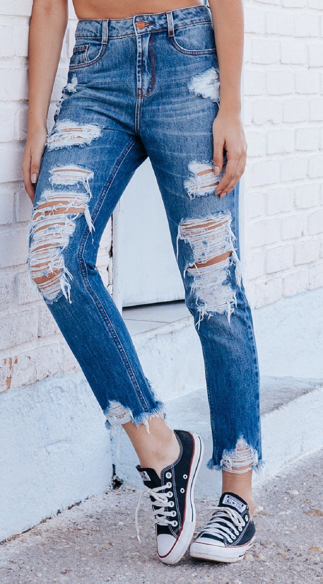 dz3116 calca jeans mom com rasgos denim zero frente 02