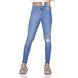 dz3148 calca jeans skinny media bolsos sobrepostos denim zero frente prox