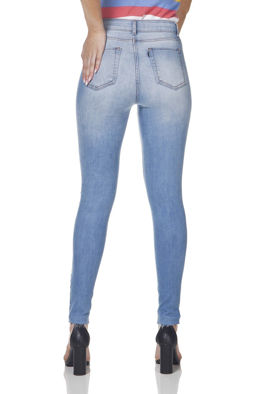 dz3158 calca skinny cigarrete denim zero costas prox