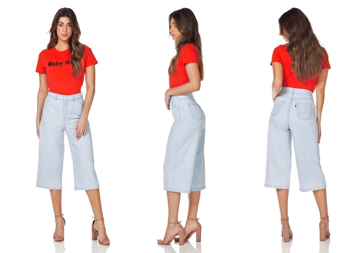 dz3143 calca jeans pantacourt denim zero tripla