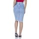 dz7099 saia jeans feminina lapis com botoes denim zero costas prox