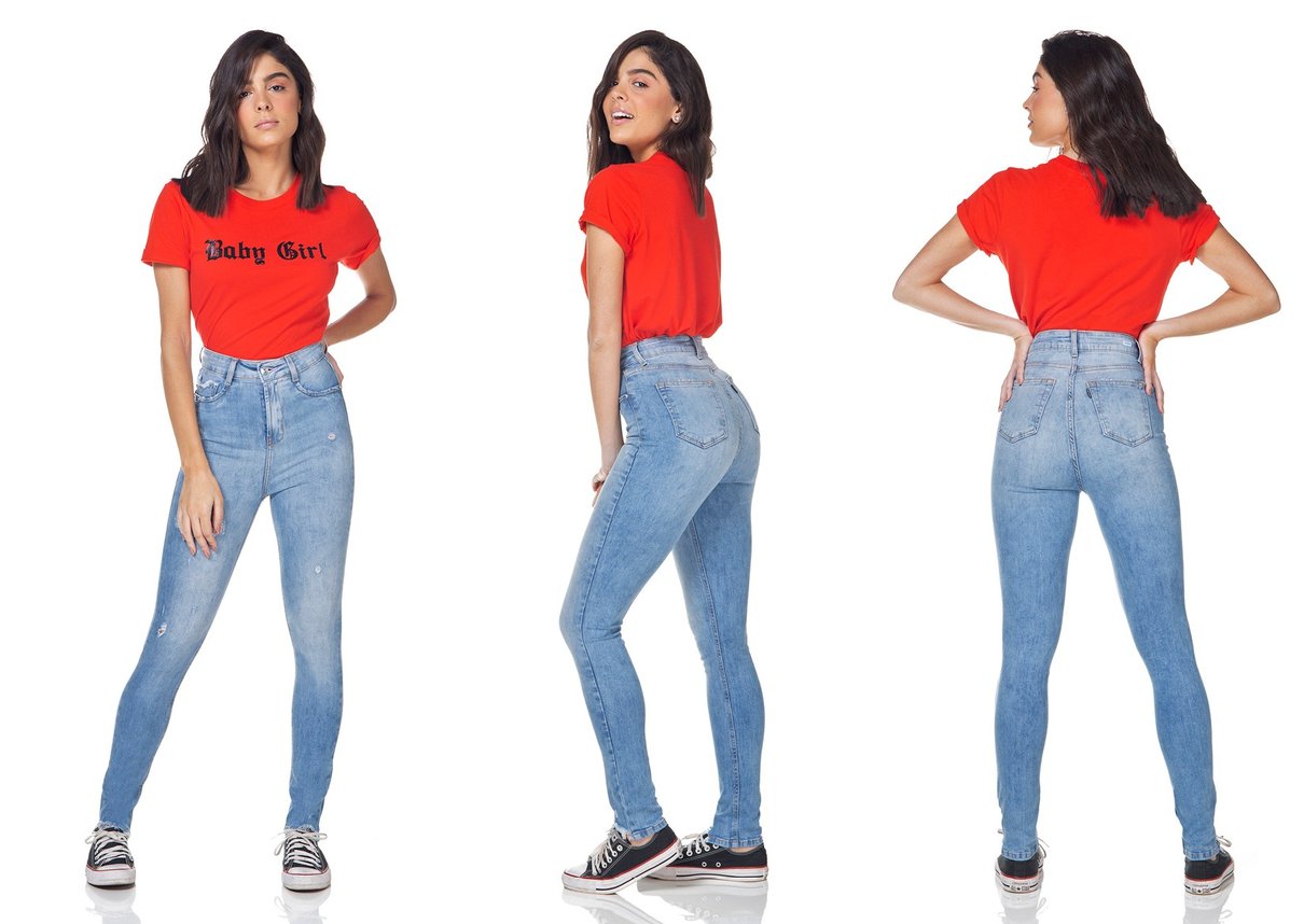 dz3170 calca jeans skinny hot pants cigarrete denim zero tripla