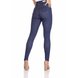 dz3258 calca jeans feminina skinny hot pants estonada denim zero costas prox