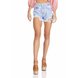 dz6355 shorts jeans feminino setentinha barra destroyed denim zero frente prox