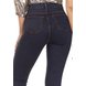dz3287 calca jeans feminina skinny hot pants com botoes denim zero costas detalhe